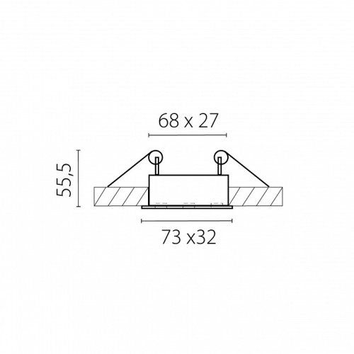 Встраиваемый светильник Lightstar Guarda 080146 в Нижнем Новгороде фото 2