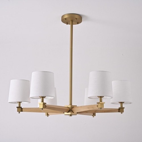 Люстра на штанге Imperiumloft Jorgenson White/Light wood STAVRA01 в Нижнем Новгороде фото 3