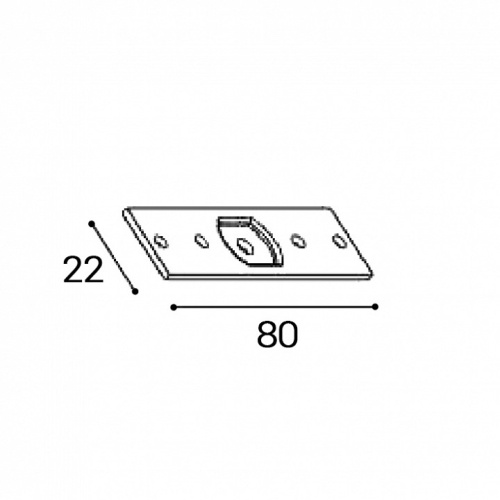 Крепление для трека Italline ATOM IT012-5037 в Нижнем Новгороде фото 2