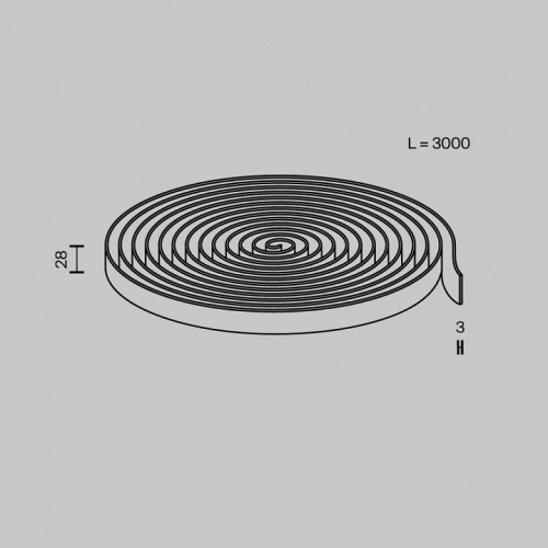 Трек-ремень Maytoni Conductive textile tape Parity TRX130-1.3LG в Звенигороде фото 3