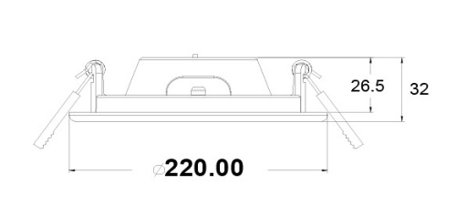 Встраиваемый светильник Maytoni Stockton DL018-6-L18W в Тюмени фото 3