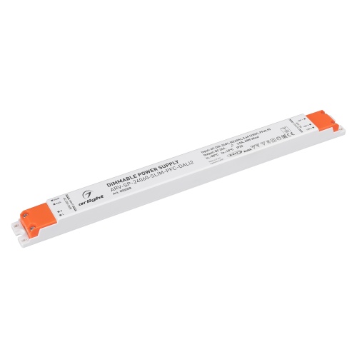 Блок питания ARV-SP-24060-SLIM-PFC-DALI2 (24V, 2.5A, 60W) (Arlight, IP20 Пластик, 5 лет) в Екатеринбурге фото 2