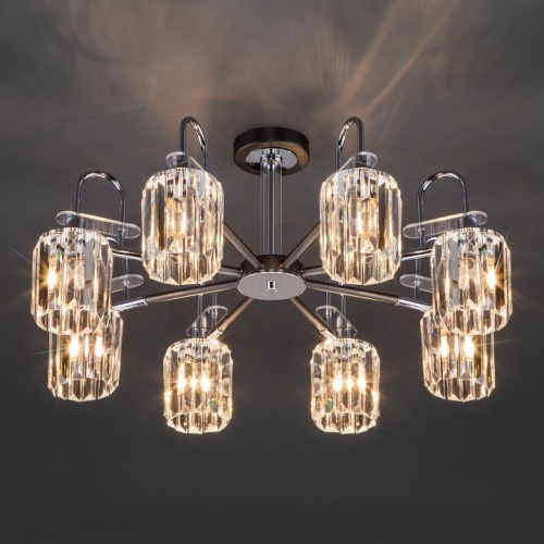 Люстра на штанге Eurosvet Tenia 70090/8 графит в Нижнем Новгороде фото 4