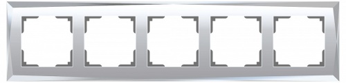 Рамка на 5 постов Werkel Diamant (зеркальный) W0051220 в Нижнем Новгороде