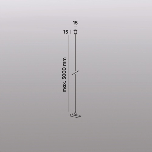 TR2127-BK Механический подвес для трека SMART BASE, IP20, 5м, черный, алюминий в Нижнем Новгороде фото 3