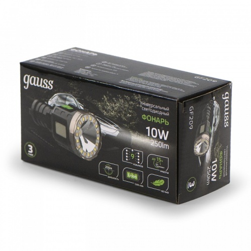 Фонарь ручной Gauss  GF209 в Нижнем Новгороде фото 4