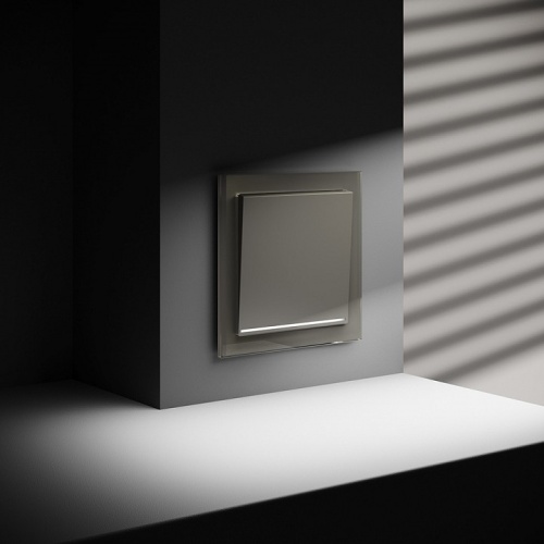 Выключатель одноклавишный с подсветкой без рамки Voltum S70 VLS010204 в Нижнем Новгороде фото 5