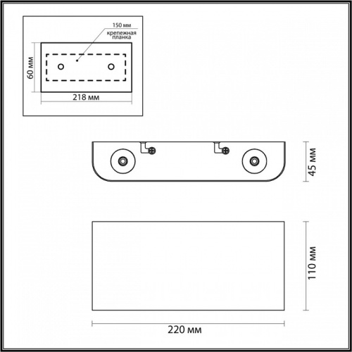 Накладной светильник Odeon Light Magnum 4217/4WL в Брянске фото 2