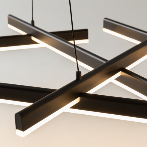 Подвесная люстра Maytoni Line MOD016PL-L80BK в Нижнем Новгороде фото 4