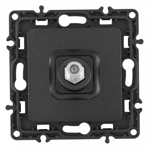 ТВ-розетка без рамки Arte Milano am-217 217.42-1.black в Нижнем Новгороде