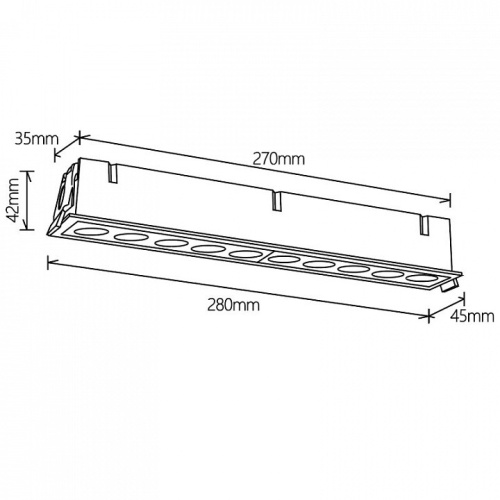 Встраиваемый светильник Mantra BLAU 9135 в Нижнем Новгороде фото 3