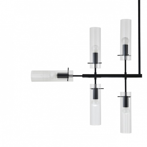 Люстра на штанге Indigo Saetta 11053/12R Black в Нижнем Новгороде фото 2