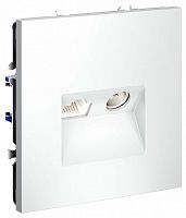 ТВ-розетка и розетка Ethernet RJ-45 без рамки Voltum S70 VLS060702 в Нижнем Новгороде