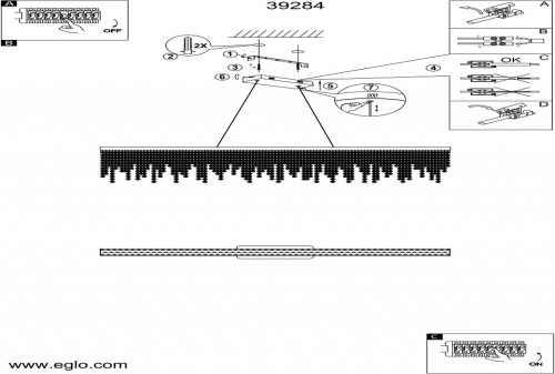 Подвесной светильник Eglo Antelao 39284 в Нижнем Новгороде фото 2