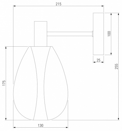 Бра Eurosvet Magma 60175/1 латунь в Нижнем Новгороде фото 2