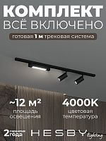 Комплект трековый Hesby Lighting Skylite №5 HSBL_kompl_S005_NI1B4K в Нижнем Новгороде