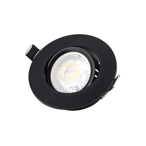 DK3020-BK Встраиваемый светильник, IP 20, 10 Вт, GU5.3, LED, черный, пластик в Ржеве фото 7