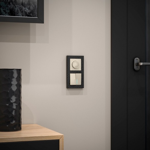 Выключатель проходной двухклавишный с подсветкой без рамки Werkel слоновая кость W1120103 в Нижнем Новгороде фото 4