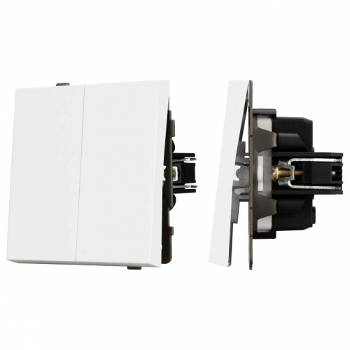 Выключатель двухклавишный без рамки Arlight SWT 054547 в Нижнем Новгороде