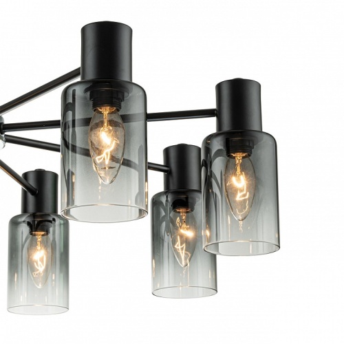 Люстра на штанге Escada Diversity 2120/8P Black в Нижнем Новгороде фото 3