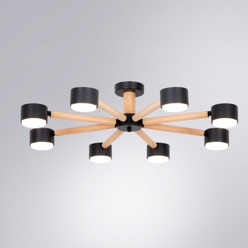 Потолочная люстра Arte Lamp TENDA A1624PL-8BK в Нижнем Новгороде фото 2