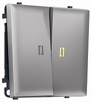 Выключатель двухклавишный с подсветкой без рамки Ambrella Volt MS MS504010 в Нижнем Новгороде