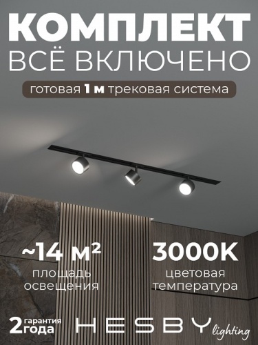 Комплект трековый Hesby Lighting Skylite №13 HSBL_kompl_S013_VI1B3K в Нижнем Новгороде