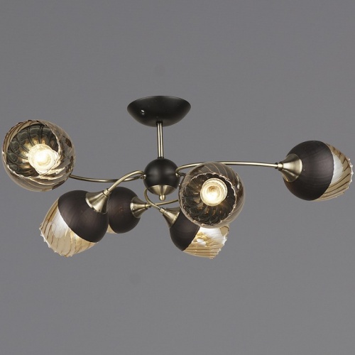 Люстра на штанге 04250-0.3-06 BK+AB в Нижнем Новгороде