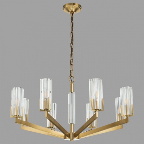 Подвесная люстра Belfast Malone 6035-8 BR CL в Нижнем Новгороде фото 4