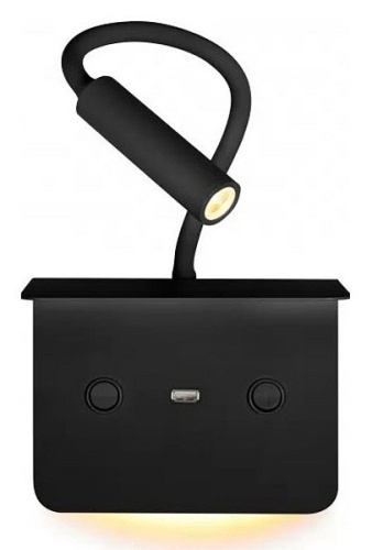 Бра с полкой iLedex Support 7031C BK в Нижнем Новгороде