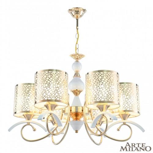 Подвесная люстра Arte Milano Florentia-9787 309787/6 Wh/Gd в Нижнем Новгороде фото 11