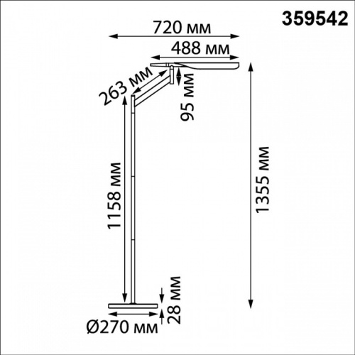 Торшер Novotech Ledo 359542 в Нижнем Новгороде фото 3