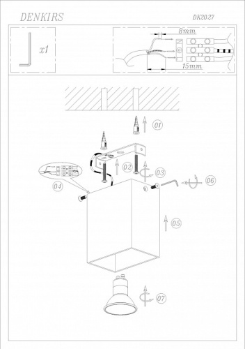 Накладной светильник Denkirs DK2027 DK2027-WH в Нижнем Новгороде фото 2