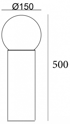Наземный низкий светильник Escada 30001 30001G/01 в Нижнем Новгороде фото 2