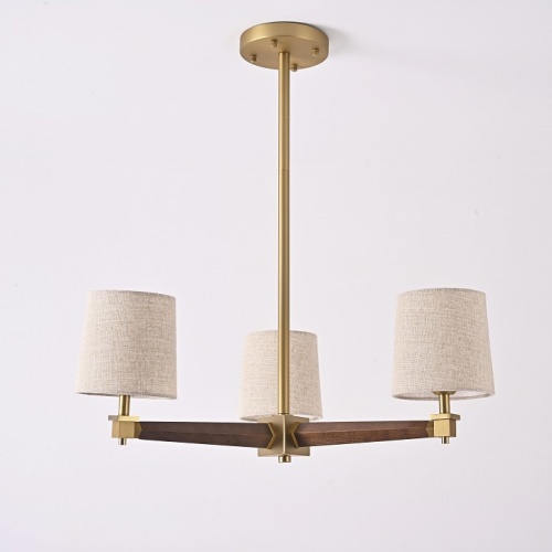 Люстра на штанге Imperiumloft Jorgenson Beige/Dark wood STAVRA01 в Нижнем Новгороде фото 7