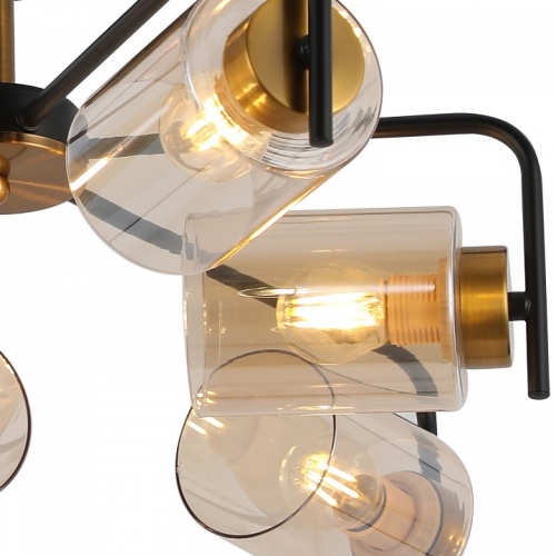 Люстра на штанге ILLUMICO  IL8248-6COU-79 BK GD в Нижнем Новгороде фото 2