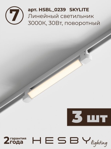 Комплект трековый Hesby Lighting Skylite №1 HSBL_kompl_S001_NI3W3K в Нижнем Новгороде фото 3
