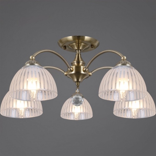 Люстра на штанге ILLUMICO IL0564 IL0564-5CSQ-25AB ELITE в Нижнем Новгороде фото 2