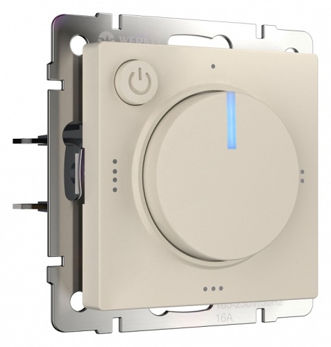 Терморегулятор электромеханический для теплого пола Werkel айвори матовый W1151162 в Нижнем Новгороде