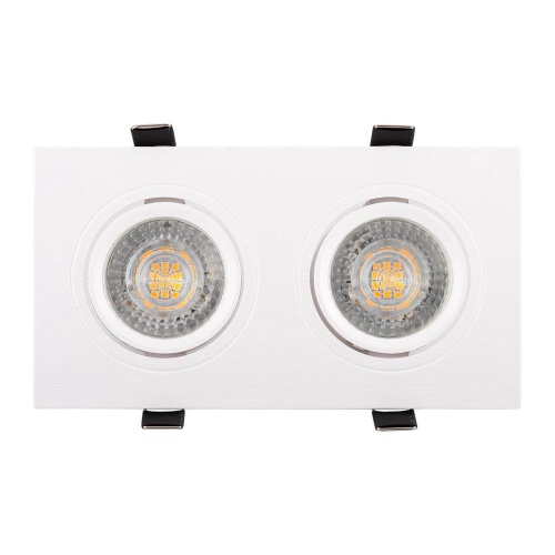 DK3022-WH Встраиваемый светильник, IP 20, 10 Вт, GU5.3, LED, белый, пластик в Кольчугино фото 5