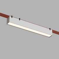 DK5575-WH Cветильник для трека-ремня Belty, серия Linear, со светодиодом, L323*W40*H45мм, 48V DC, 12W, RA90, 120°, 3000K, IP20, белый, алюминий в Новороссийске