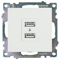 Розетка USB type A без рамки Stekker Катрин 39686 в Нижнем Новгороде