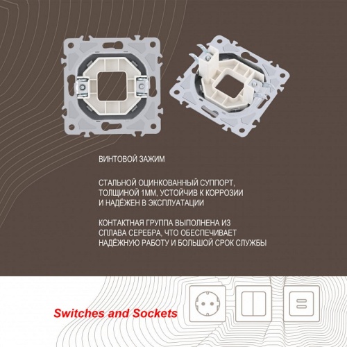 Розетка для вывод кабеля без рамки Arte Milano am-206 206.49-1.silver в Нижнем Новгороде фото 2