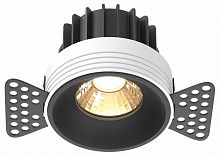 Встраиваемый светильник Maytoni Round DL058-12W2.7K-TRS-B в Болохово