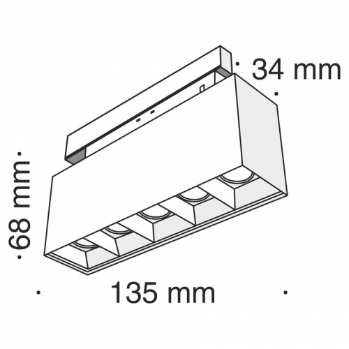 Накладной светильник Maytoni Points TR014-2-10W3K-B в Бородино фото 6