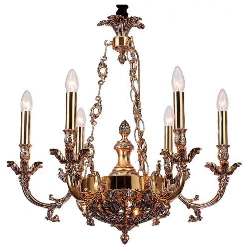 Подвесная люстра Lucia Tucci Firrnze FIRENZE 1781.6.2 antique gold в Нижнем Новгороде