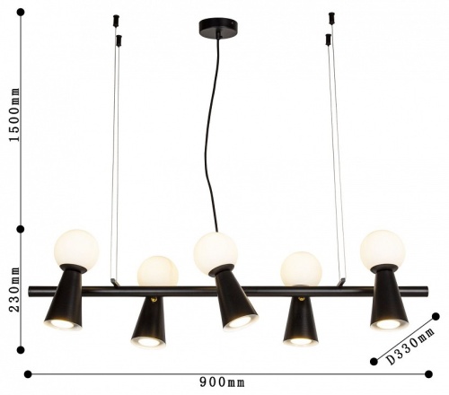 Подвесной светильник Favourite Gnomes 4095-5P в Нижнем Новгороде фото 6