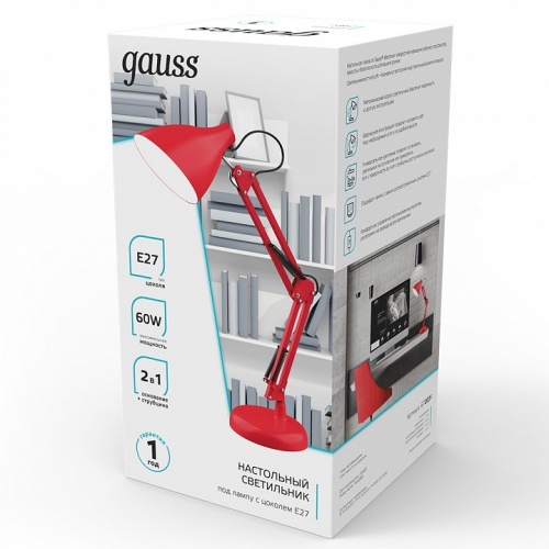 Настольная лампа офисная Gauss GT003 GT0034 в Нижнем Новгороде фото 5