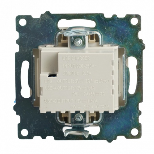 Розетка 2хUSB type A и C без рамки Stekker Катрин 50053 в Нижнем Новгороде фото 5