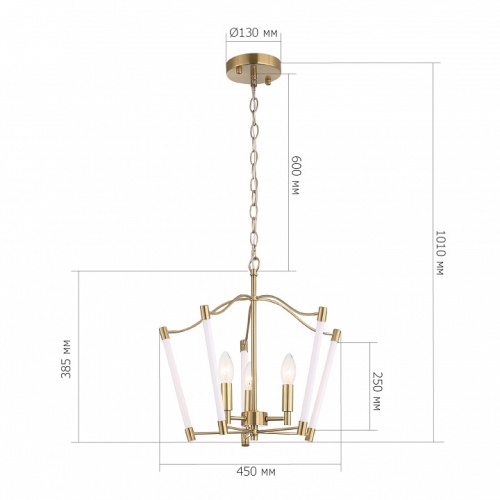 Подвесная люстра ST-Luce BRASS SL1406.303.03 в Нижнем Новгороде фото 4